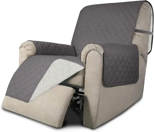 Miniatura 199 de Easy-Going - Funda para sofá, futón y sillón sin reposabrazos, reversible, resistente al agua, para mascotas y niños (azul oscuro/azul claro)