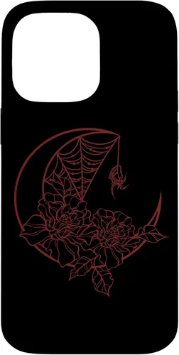 Miniatura 20 de Goth Y2K Alt Fairy Grunge Emo Flower Rose Web Spider Moon Case for iPhone 17