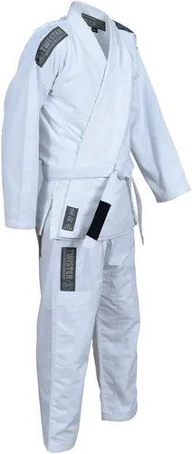 Miniatura 6 de Twister Challenge Brazilian Jiu Jitsu Gi Uniforme de Jiu Jitsu BJJ Gi Tela ligera preencogida Viene con cinturón gratis