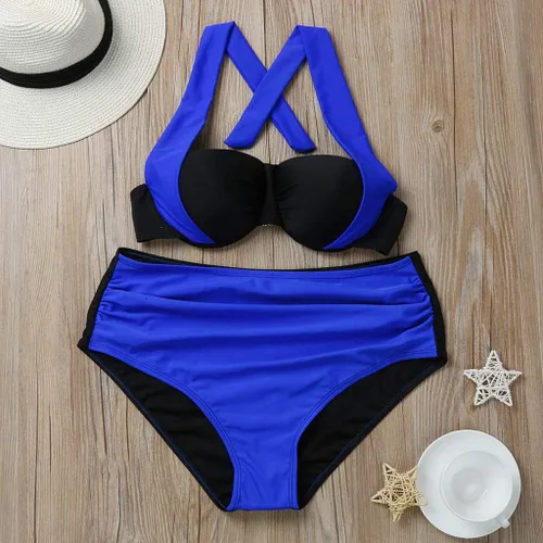Miniatura 3 de Traje de baño para mujer, traje de baño para mujer, bikini bandeau, vendaje de realce brasileño, conjunto de traje de baño