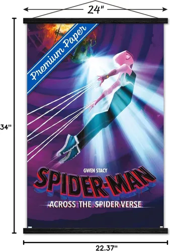 Miniatura 7 de Trends International Marvel Spider-Man: Across The Spider-Verse - Póster de pared de una hoja de Gwen Stacy, 22.37 x 34.00 pulgadas, impresión