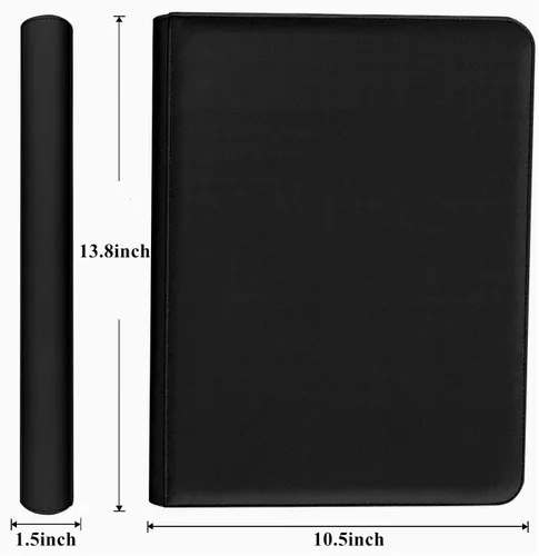 Miniatura 4 de Carpeta de Tarjetas Coleccionables Premium con Cremallera de 9 Bolsillos, 540 Bolsillos de Doble Cara con Carga Lateral, Álbum Organizador