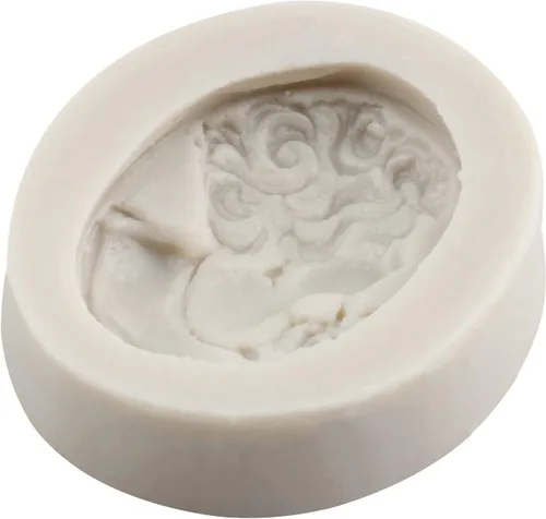 Miniatura 5 de Sijiangmold Juego de 4 moldes de silicona para decoración de pasteles, decoración de pasteles, pasta de goma de mascar de chocolate