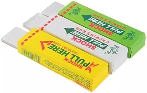 Miniatura 4 de ¿Fórmula? Chicle de choque eléctrico, broma práctica, broma divertida, juguete de broma (juego de 3 piezas)