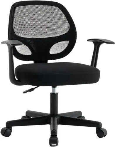 Miniatura 11 de Vigosit Silla de oficina ergonómica de malla, capacidad de 400 libras, silla de escritorio con respaldo alto con soporte lumbar ajustable, Negro