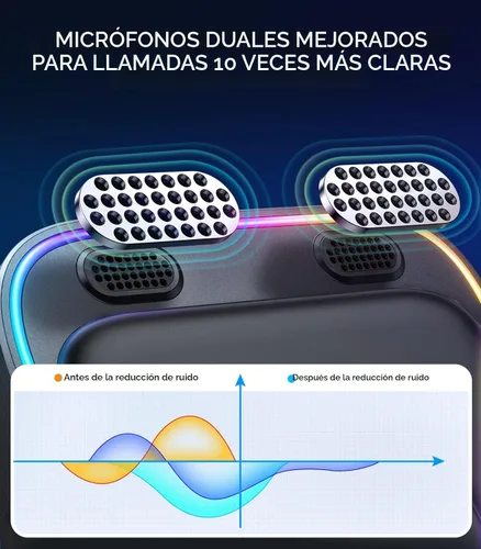 Miniatura 4 de JOYROOM Adaptador AUX Bluetooth 6.0 para automóvil, cancelación de ruido de micrófonos duales, Plug and Play, botón multifunción, adaptador de audio