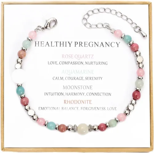 Miniatura 7 de Pulsera de protección, protección empática, cristales de obsidiana negra y pulsera de piedras curativas para mujeres, suerte, ansiedad y pulsera