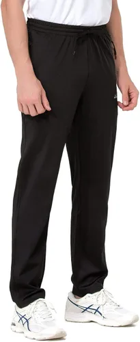 Miniatura 2 de clothin Pantalones deportivos para hombre con bolsillos con cremallera, pantalones deportivos para correr, entrenar, descansar, hacer deporte casual