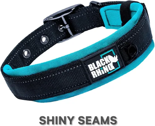Miniatura 6 de Black Rhino - The Comfort Collar - Collar de perro acolchado de neopreno ultra suave para todas las razas, Collares para perros grandes - Borgoña