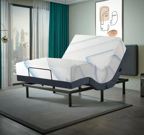 Miniatura 24 de Irvine Home Collection Base de cama ajustable de tamaño individual XL, características cargadas, gravedad cero, sin ronquidos, posiciones de memoria