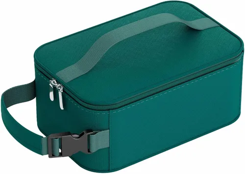 Miniatura 16 de HowFly Pequeña bolsa de merienda aislada para niños - Lonchera para mujeres/hombres - Bolsas de almuerzo enfriadoras plegables y reutilizables