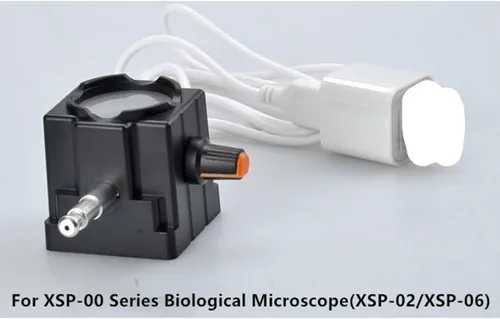 Miniatura 2 de Microscopio biológico recargable Fuente de luz LED Biología óptica ajustable Microscopio Lámpara inferior Microscopio Iluminadores de microscopio