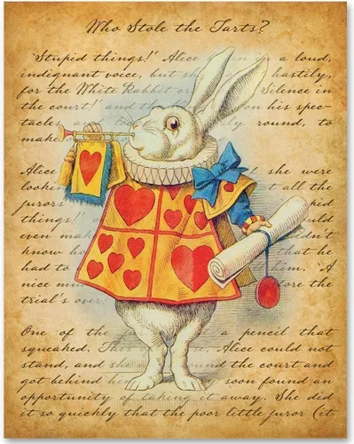 Miniatura 17 de Alicia en el país de las maravillas - Póster de pared sin marco de 11 x 14 pulgadas - Regalos y decoraciones perfectos de Alicia en el país