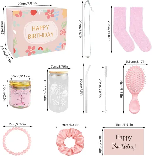 Miniatura 2 de Juego de 10 piezas de regalos de cumpleaños para adolescentes, niñas, adolescentes, juegos de cesta de regalo para su amiga, hija, hermana, sobrina