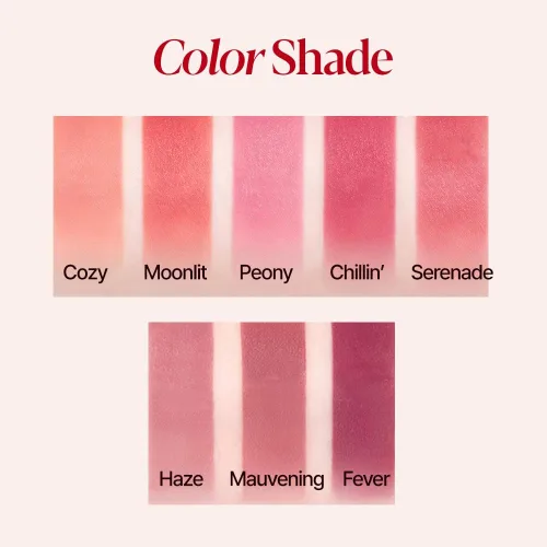 Miniatura 3 de Espoir Couture Lip Tint Blur Velvet #3 Peony 0.19 onzas Lápiz labial líquido de color borroso natural Tinte labial de fijación a prueba