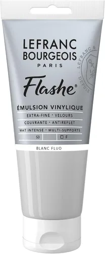 Miniatura 28 de Lefranc Bourgeois Flashe - Pintura de vinilo, tubo de 2.7 onzas, color blanco