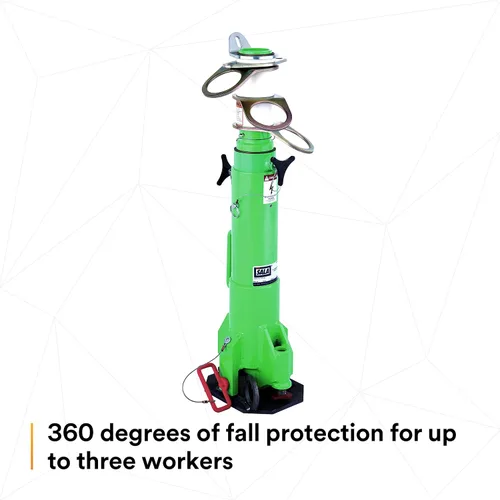 Miniatura 4 de 3M DBI-SALA Advanced 8516691 - Sistema de espacio confinado, portátil, telescópico con 3 puntos de anclaje giratorios independientes de 360 grados