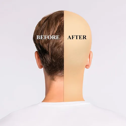 Miniatura 4 de Gorra sin cabello para Halloween, gorras sin cabello para maquillaje, peluca sin cabello, accesorio de disfraz para adultos, mujeres y hombres, Tez