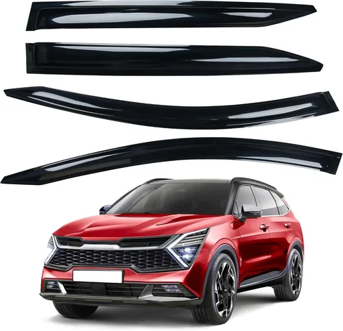 AUXKO Protector de Lluvia para Ventana para Kia Sportage 2023 2024 2025 2026 LX EX SX Prestige X-Pro X-Line, Protector Solar y de Humo, Visor