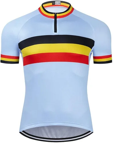 MOXILYN Mens Cycling Jersey Short Sleeves Funny Jerseys Quick-Drying Bike Shirt MTB Mountain Bike Shirt