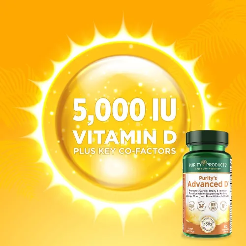 Miniatura 6 de Purity Products Kit - Aceite de pescado ultra puro D + Omega-3 avanzado de Advanced D está repleto de vitamina D, vitamina K2, zinc, citrato