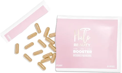Miniatura 8 de Halo Beauty Suplemento para la piel y las uñas Crecimiento del cabello más grueso, piel radiante y uñas fuertes con biotina, palma enana americana