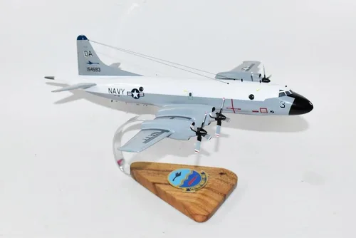 Miniatura 4 de Lockheed Martin® P-3B Orion, Gansos azules VP-22, modelo a escala de caoba