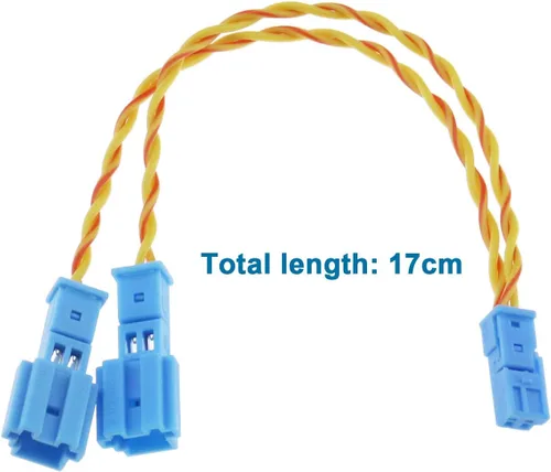 Miniatura 4 de 2 piezas de arnés de cableado de altavoces compatibles con BMW X1/X3/X5 F10/F18/F30/F20/E60/E90/E70