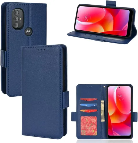 Miniatura 119 de Funda de piel sintética compatible con Motorola Moto E22 4G, funda de piel sintética compatible con Motorola Moto E22i 4G, color negro