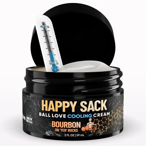 Derm Dude Happy Sack Ball - Desodorante y crema cómoda para hombres, defensa del sudor antirozaduras, control de olores, desodorante e higiene sin