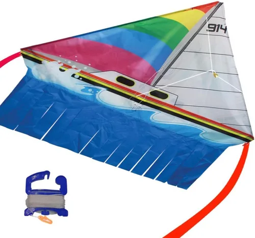 Miniatura 2 de WindNSun Delta Xt Wide Polyester Ripstop Velero Delta Kite, 54 pulgadas