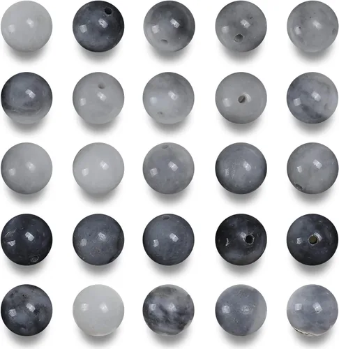 Miniatura 15 de Cuentas de apatita para hacer joyas 0.236 in Cuentas redondas de piedra para pulseras piedra de jaspe natural 60pcs/Strand