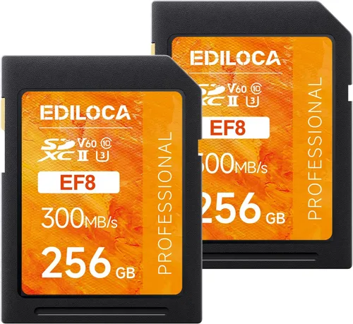 Miniatura 13 de Tarjeta SD UHS-I de 64 GB, paquete de 2 tarjetas de memoria UHS-I, almacenamiento rápido, velocidad de lectura/escritura 90/20 MB/s, C10, U1, V10