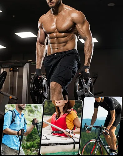 Miniatura 6 de Guantes de entrenamiento COFIT transpirables y antideslizantes, guantes de gimnasio para levantamiento de pesas para hombres y mujeres, agarre