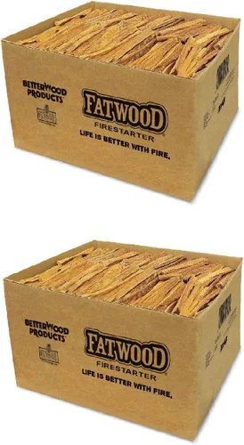 Miniatura 17 de Firestarter de madera de pino totalmente natural para chimenea, quimeneas, parrilla o estufas de pellets y leña, cubo de abedul de 5 libras