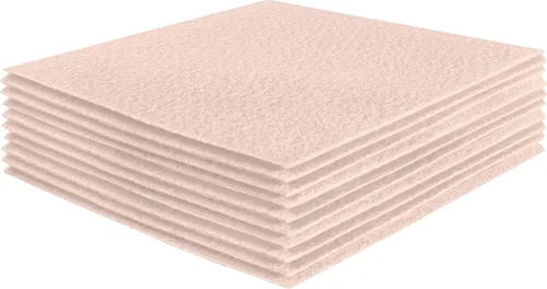 Miniatura 21 de FabricLA Hojas de fieltro acrílico para manualidades, cuadrados de fieltro precortados suaves de 4 x 4 pulgadas (3.9 in x 3.9 in), utiliza hojas