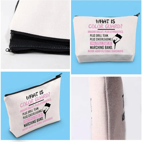 Miniatura 7 de GJTIM Bolsa de maquillaje con protector de color, regalo de guardia de invierno, banda de marcha, regalo de graduación para personas mayores, Bolsa