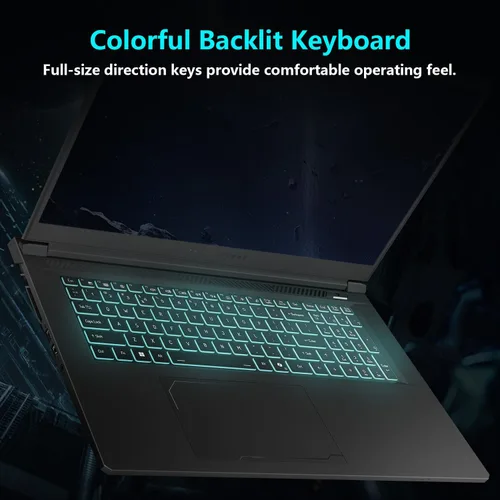 Miniatura 6 de Thunderobot Laptop para juegos Storm 17 5060, pantalla QHD 165Hz 2K de 17.3 pulgadas, Core i7-13620H, GeForce RTX 5060, 32 GB DDR5 RAM, SSD de 2 TB