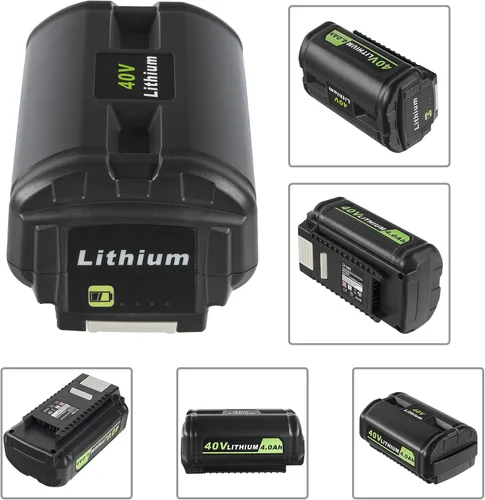 Miniatura 2 de Batería de repuesto para batería Ryobi de 40 V OP4015 OP4050A OP4040 OP4050 compatible con herramientas eléctricas inalámbricas Ryobi 40V, capacidad