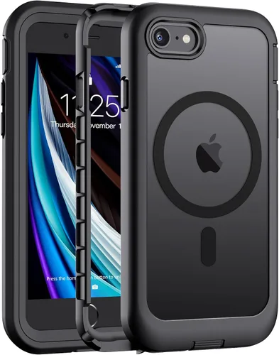 Miniatura 31 de jaroco - Funda magnética compatible con MagSafe para iPhone 11 de 6.1 pulgadas; protección de grado militar contra caídas, de doble capa