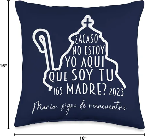Miniatura 4 de Virgen Divina Pastora Venezuela Gift Store Virgen Divina Pastora Barquisimeto Venezuela Virgin María, almohada de 16 x 16 pulgadas, multicolor
