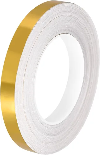 Miniatura 25 de uxcell Adhesivo autoadhesivo de aluminio de 1.18 pulgadas x 164 pies, tira de cinta adhesiva impermeable para pared, gabinete, cocina