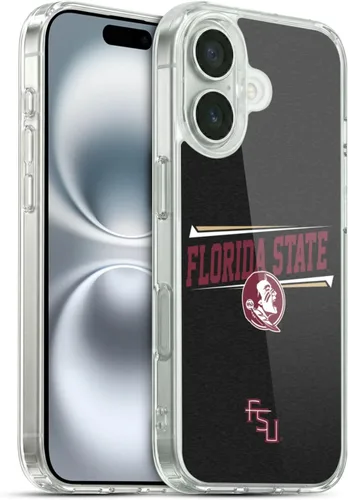Miniatura 240 de Head Case Designs Funda de gel suave FSU Seminoles de la Universidad Estatal de Florida con licencia oficial compatible con Apple iPhone 13 Pro Max
