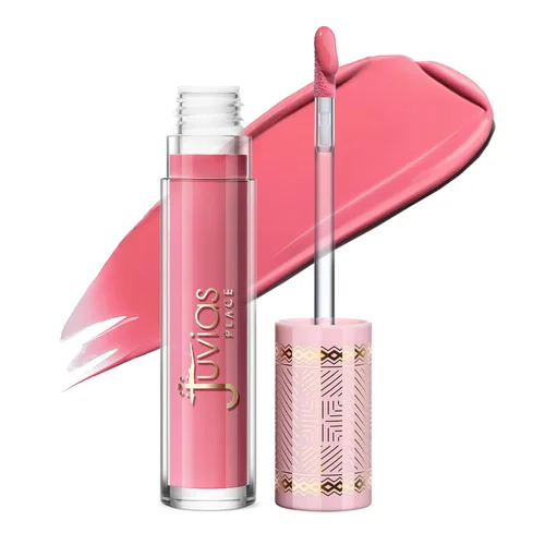 Miniatura 10 de Juvia's Place Smoothie Lip Gloss Pink Velvet - Brillo de labios crema hidratante con tonos rosa y malva - Brillos voluminosos no pegajosos - Brillo