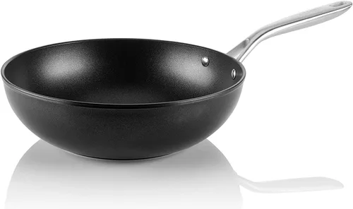 Miniatura 4 de TECHEF - Colección Onyx, sartén antiadherente de fondo plano de 12 pulgadas, sin PFOA, apto para lavavajillas y horno, fabricado en Corea