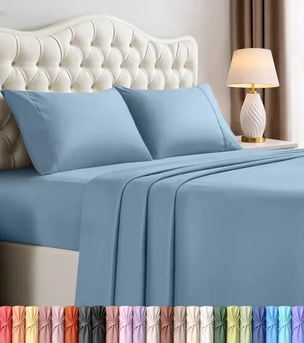 Miniatura 13 de Utopia Bedding Juego de sábanas Twin – Juego de sábanas de 3 piezas para cama tamaño Twin, microfibra suave y transpirable, incluye 1 sábana bajera