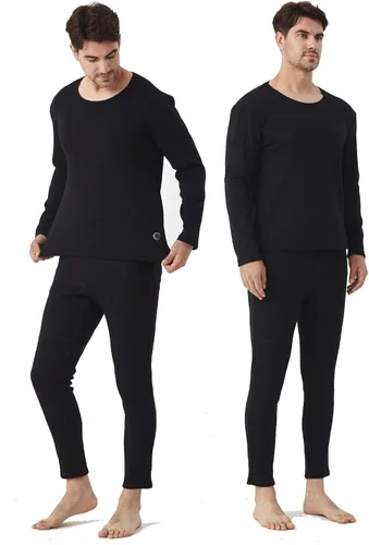 Miniatura 3 de Conjunto de ropa interior térmica térmica eléctrica para hombre, ropa interior deportiva de invierno al aire libre con batería y caja