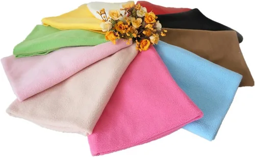Miniatura 4 de RayLineDo® 10PCS 19.7 * 19.7 in Color sólido tejido polar tejido polar tela anti píldora tela patchwork poliéster felpa paño de lana para bricolaje