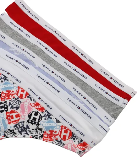 Miniatura 2 de Tommy Hilfiger Women's Classic Cotton Logoband Thong, 5 Pack