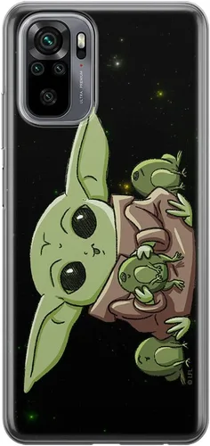 ERT GROUP Caja del teléfono móvil para Xiaomi REDMI Note 10/10S Original y con licencia oficial Star Wars Patrón Baby Yoda 014 adaptado de manera